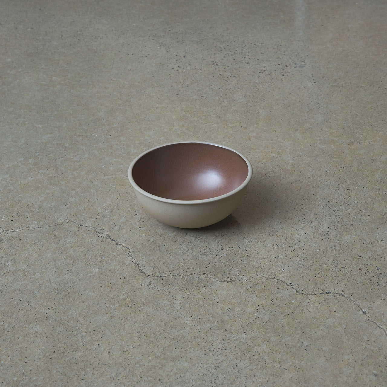 PERCENT Porcelain Small Bowl - Matte Brown - gifu.au -PERCENT