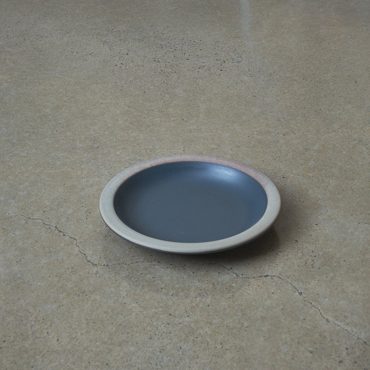 PERCENT Porcelain Small Plate - Matte Grey - gifu.au -PERCENT