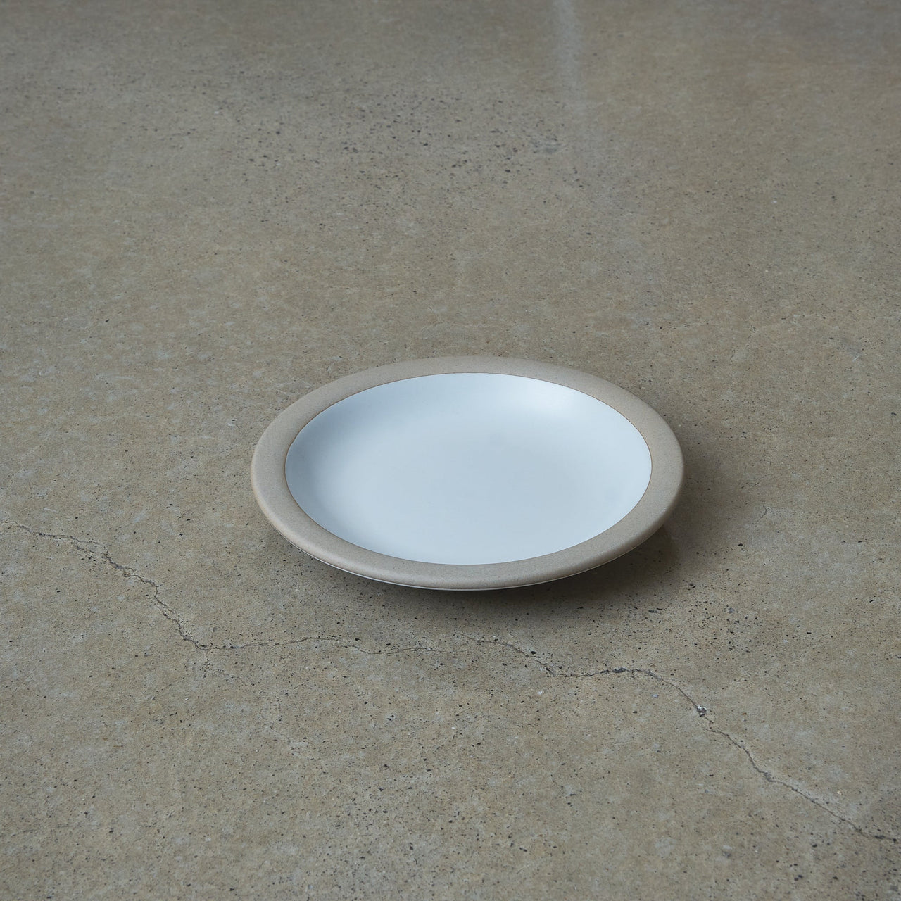 PERCENT Porcelain Small Plate - Matte White - gifu.au -PERCENT